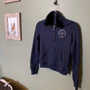 Abercrombie & Fitch Navy collard sweater